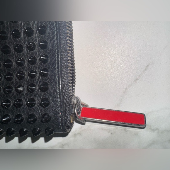 Christian Louboutin Studded Peter Clutch (Black) - Picture 5 of 13